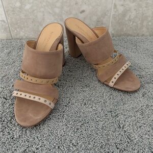 Marion Parke Blush Nude Slip On Heels